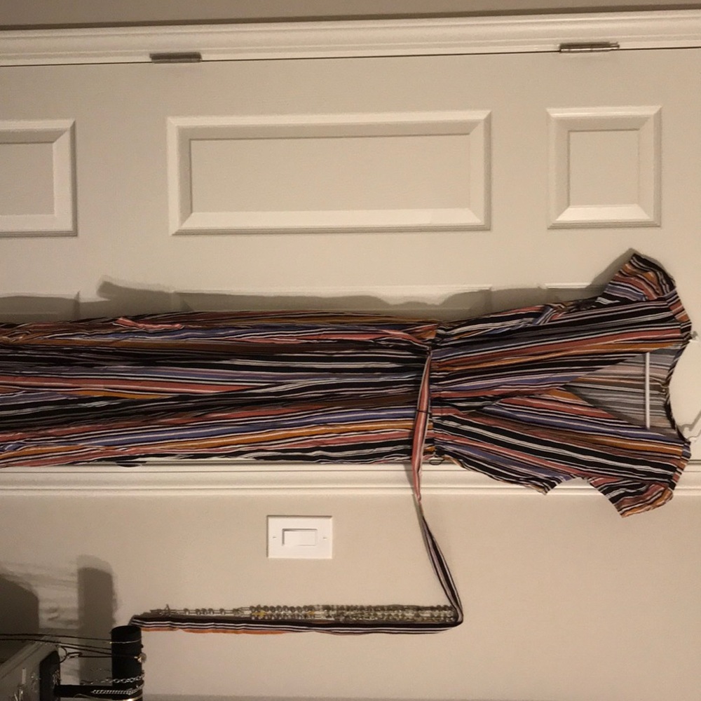 Multicolor, Striped Jumpsuit